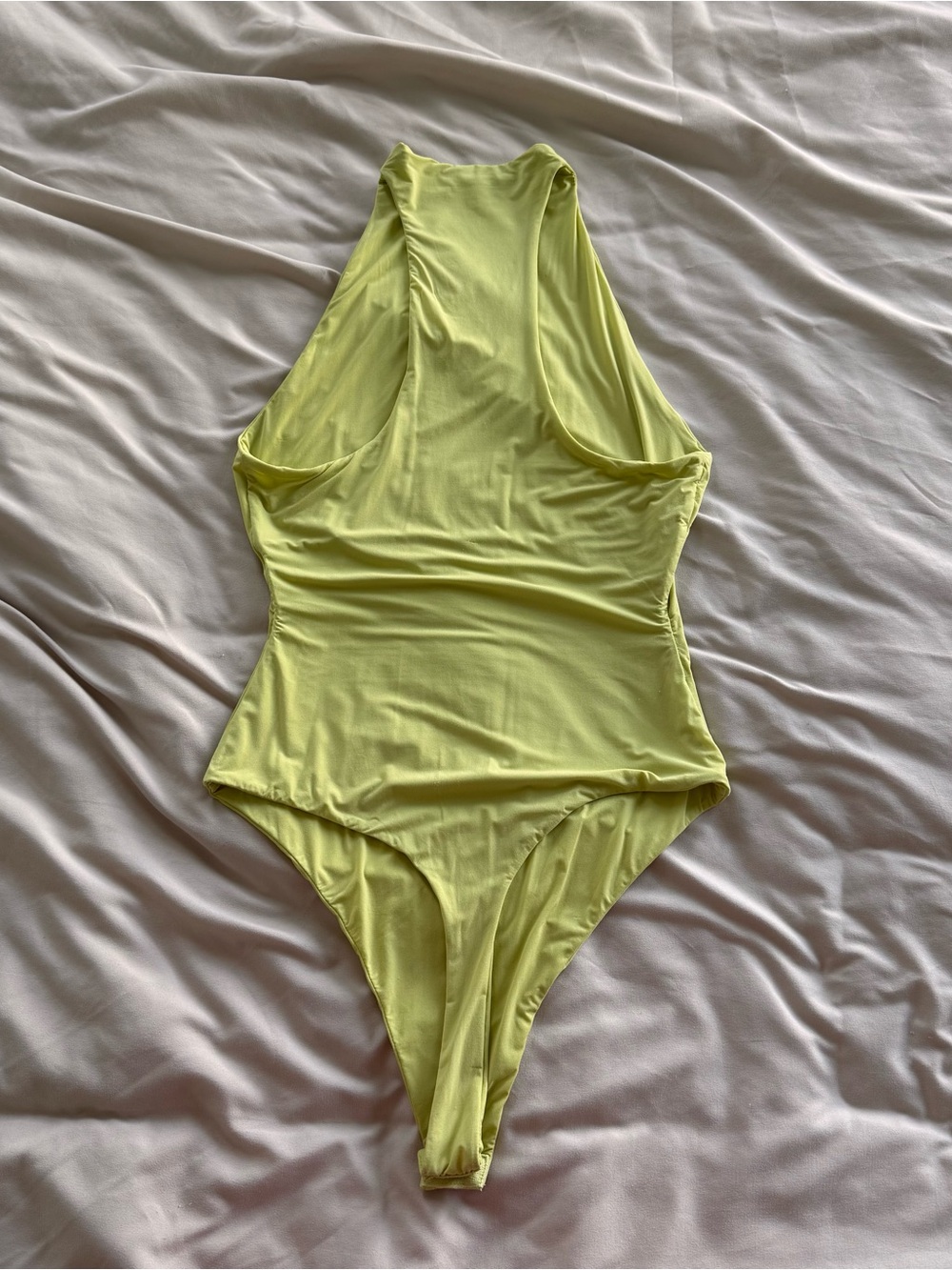 Naked Wardrobe High Neck Racer Bodysuit - Picture 2 of 3